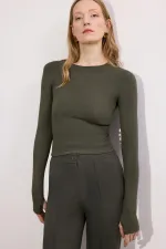 BODY À MANCHES LONGUES ET À MI-CHEVEUX