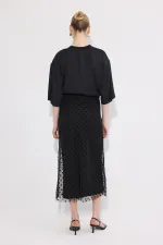 JUPE EN TULLE À POIS