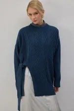 SIDE-TIE KNITTED TUNIC