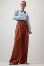 FİTİLLİ KADİFE BOL PAÇA PANTOLON