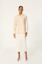 SHIRT WITH ROSE MOTIF