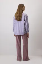 ÇİZGİLİ GABARDİN CEKET