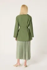 CHEMISE À COUTURES CONTRASTÉES