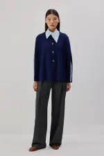 PONCHO EN MAILLE SURDIMENSIONNÉ