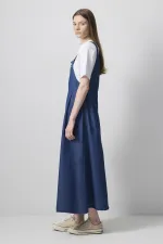 DENIM EFFECT PLEATED VEST