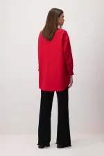 OVERSİZE KREP GÖMLEK