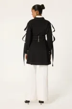 BELİ KEMERLİ CEKET