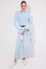 BODY À MANCHES LONGUES ET À MI-CHEVEUX