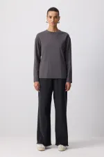 T-shirt à manches longues 100% coton