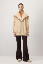 EMBROIDERED RAINCOAT EMBROIDERED RAINCOAT