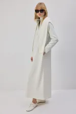 ROBE DROITE AVEC FERMETURE ÉCLAIR