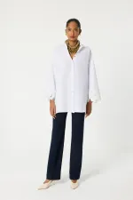 SHIRT WITH LACE DETAILS SHIRT WITH LACE DETAILS