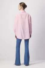 THIN STRIPED OVERSIZE SHIRT