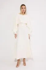 ROBE CAPE À CEINTURE