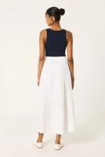 BELİ LASTİKLİ ETEK