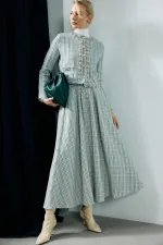 ENSEMBLE VESTE, JUPE ET TWEED