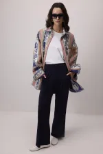 PANTALON DÉCONTRACTÉ AVEC TAILLE ÉLASTIQUE