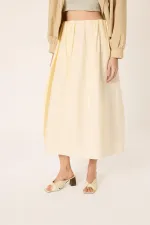 ELASTİK BEL ASTARLI ETEK