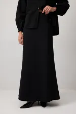 ENSEMBLE CHEMISE ET JUPE TEXTURÉES AVEC CEINTURE