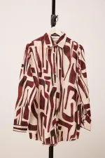 PATTERNED OVERSIZE SHIRT