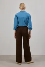 BELİ LASTİKLİ DÜZ PAÇA PANTOLON