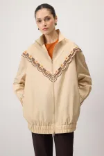 EMBROIDERED RAINCOAT EMBROIDERED RAINCOAT