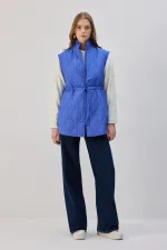 QUILTED VEST WITH ZIPPER