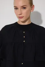 YARASA KOL MÜSLİN GÖMLEK