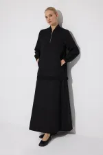 DRESS WITH POCKETS AND ZIPPER