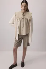 FIRFIRLI DENİZCİ YAKA GÖMLEK