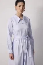 DRESS WITH ZIPPERED COLLAR
