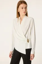DRAPED BLOUSE DRAPED BLOUSE