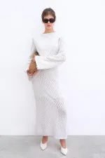 PAMUKLU BRODE ELBİSE