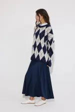 JUPE EN SATIN AVEC TAILLE ÉLASTIQUE