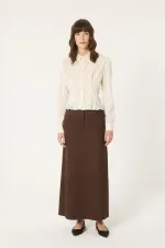 BELİ PİLELİ TAŞLI GÖMLEK