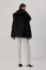 SHORT FAUX FUR COAT SHORT FAUX FUR COAT