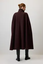 Poncho Cashmere Coat