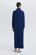 STAND-NECK CREPE DRESS STAND-NECK CREPE DRESS