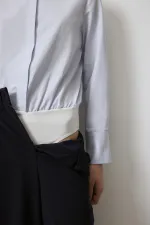 SNAP-BUTTON SHIRT BODYSUIT