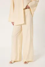 ENSEMBLE CHEMISE ET PANTALON EN MODAL ORNÉ DE PIERRES