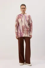 ABSTRACT DESENLİ TRİKO KAZAK