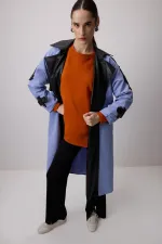 DERİ GARNİLİ TRENÇKOT