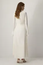 GILET EN CRÊPE PLISSÉ