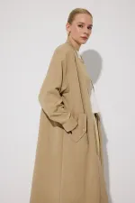 Maxi-size trench coat