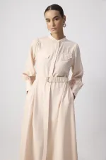 ROBE EN VISCOSE CEINTURE