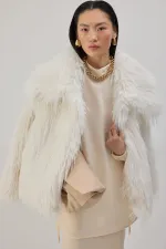 STAND COLLAR CREPE TUNIC