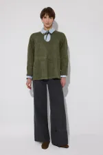 ÖNDEN BAĞLAMALI TRİKO KAZAK