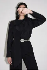 GOLD BUTTONED CUPRA TUNIC