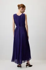 GILET PLISSÉ EN MOUSSELINE