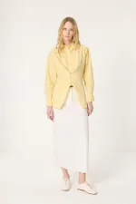 DÜĞME DETAYLI POPLIN GÖMLEK